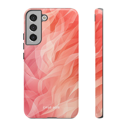 Peach Wave Drift Samsung S22 Plus Case - Tough