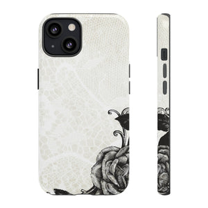 Rosett Gothic Flower - Protective Phone Case