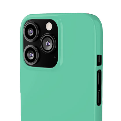 Medium Aquamarine iPhone 13 - Slim Phone Case