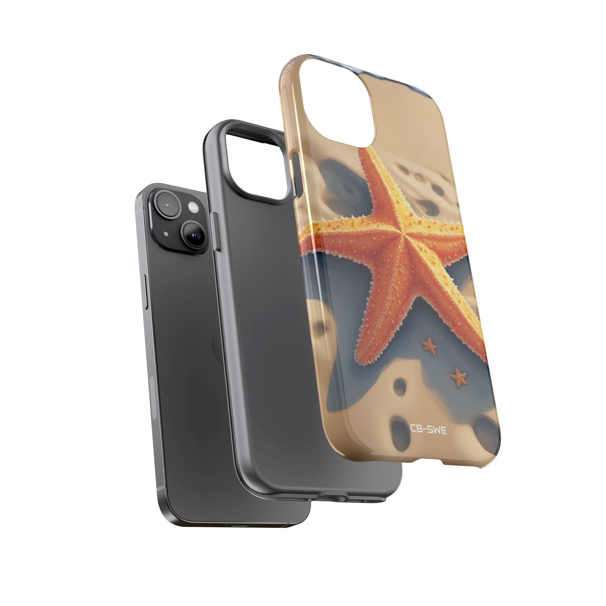 Starfish Rests On Sand - iPhone Case