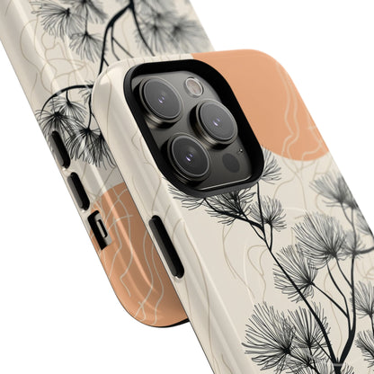 Spiky Tree Sunset iPhone 14 Pro Max Case - Tough+