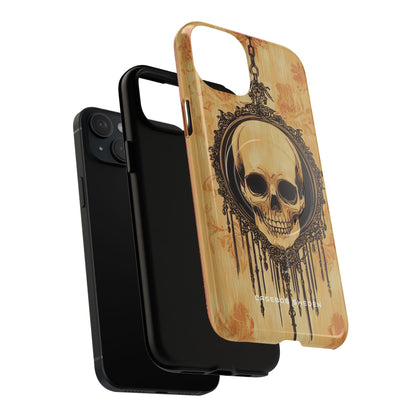 Gothic Skull Elegance iPhone 15 | Tough+ Phone Case