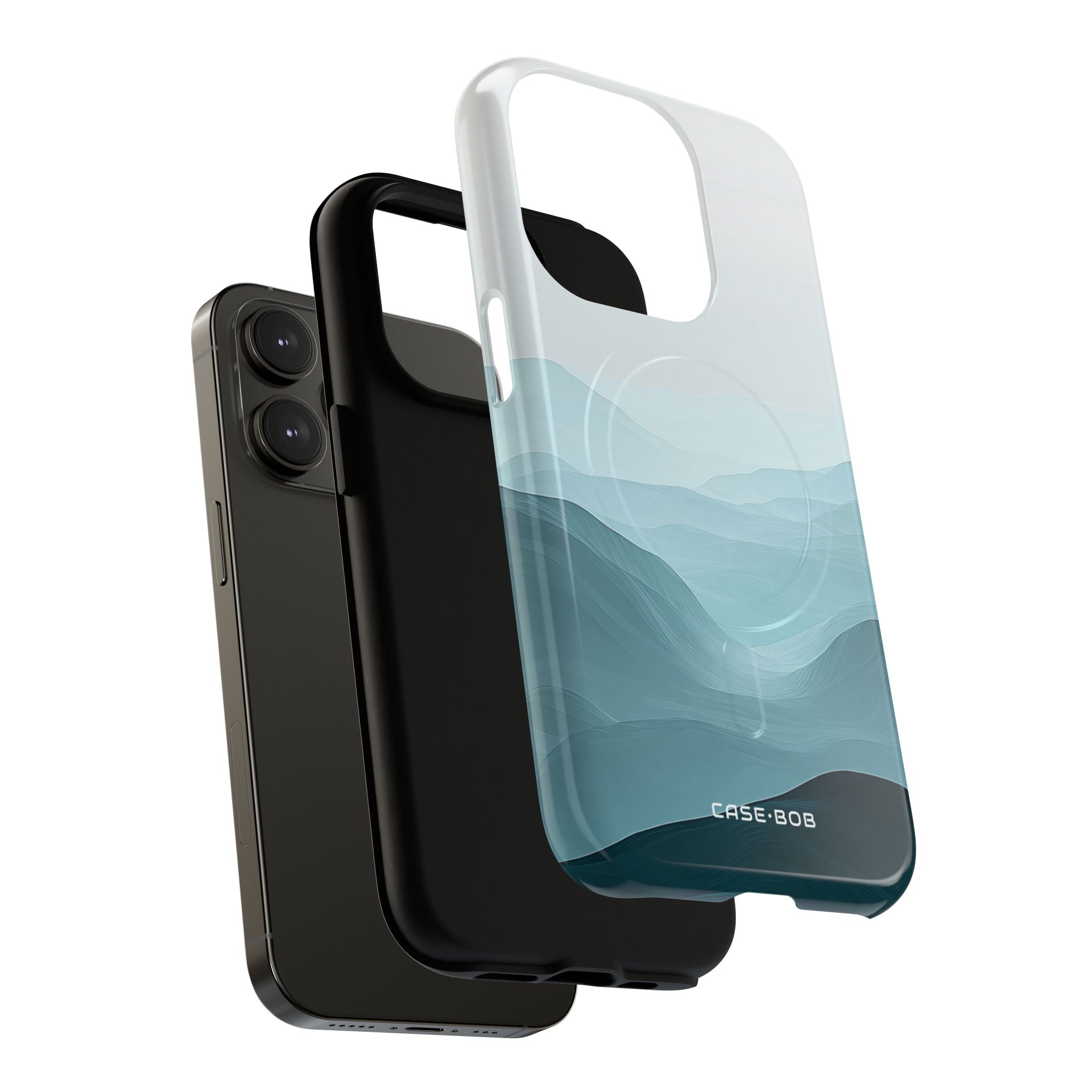 Teal Mist Mountains iPhone 14 Pro Case - Tough+