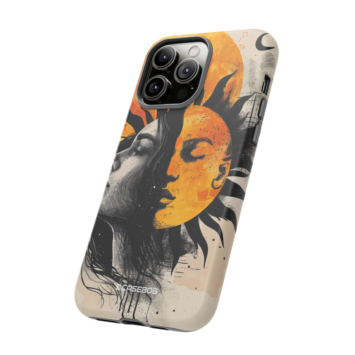 Sunlit Duality | Protective Phone Case for iPhone