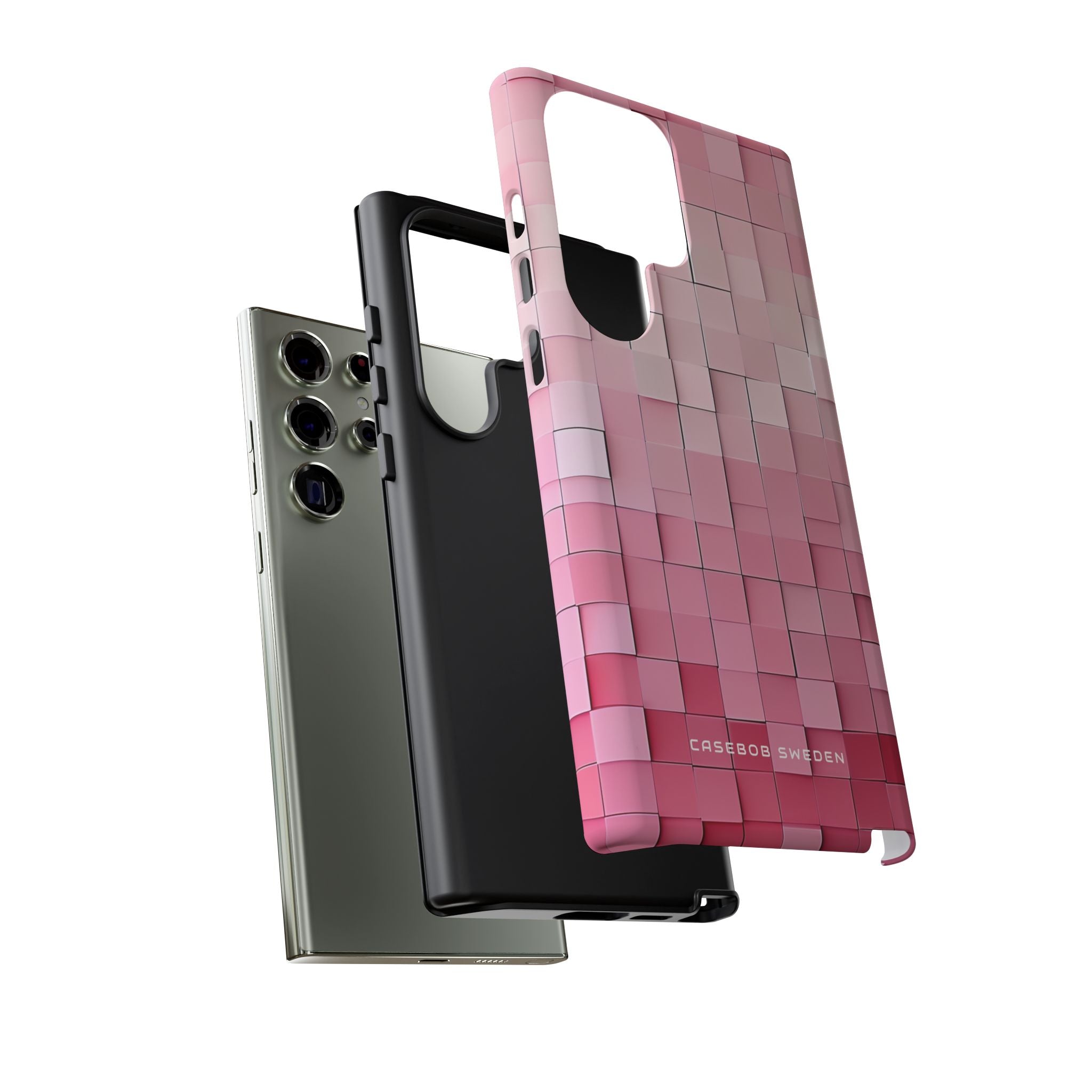 Gradient Pink Mosaic Samsung S23 - Tough Phone Case