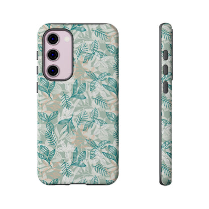 Light Green Leaf - Protective Phone Case