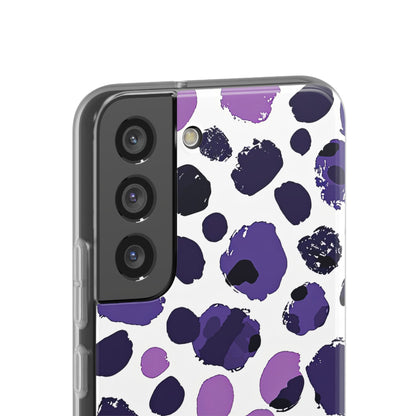 Purple Inkblots Samsung S22 - Flexi Phone Case