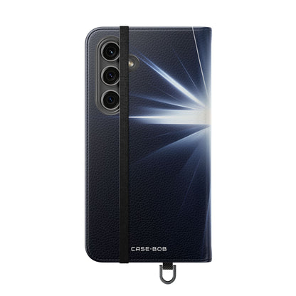 Hehkuva Crossburst - Samsung S24 Plus -lompakkokotelo