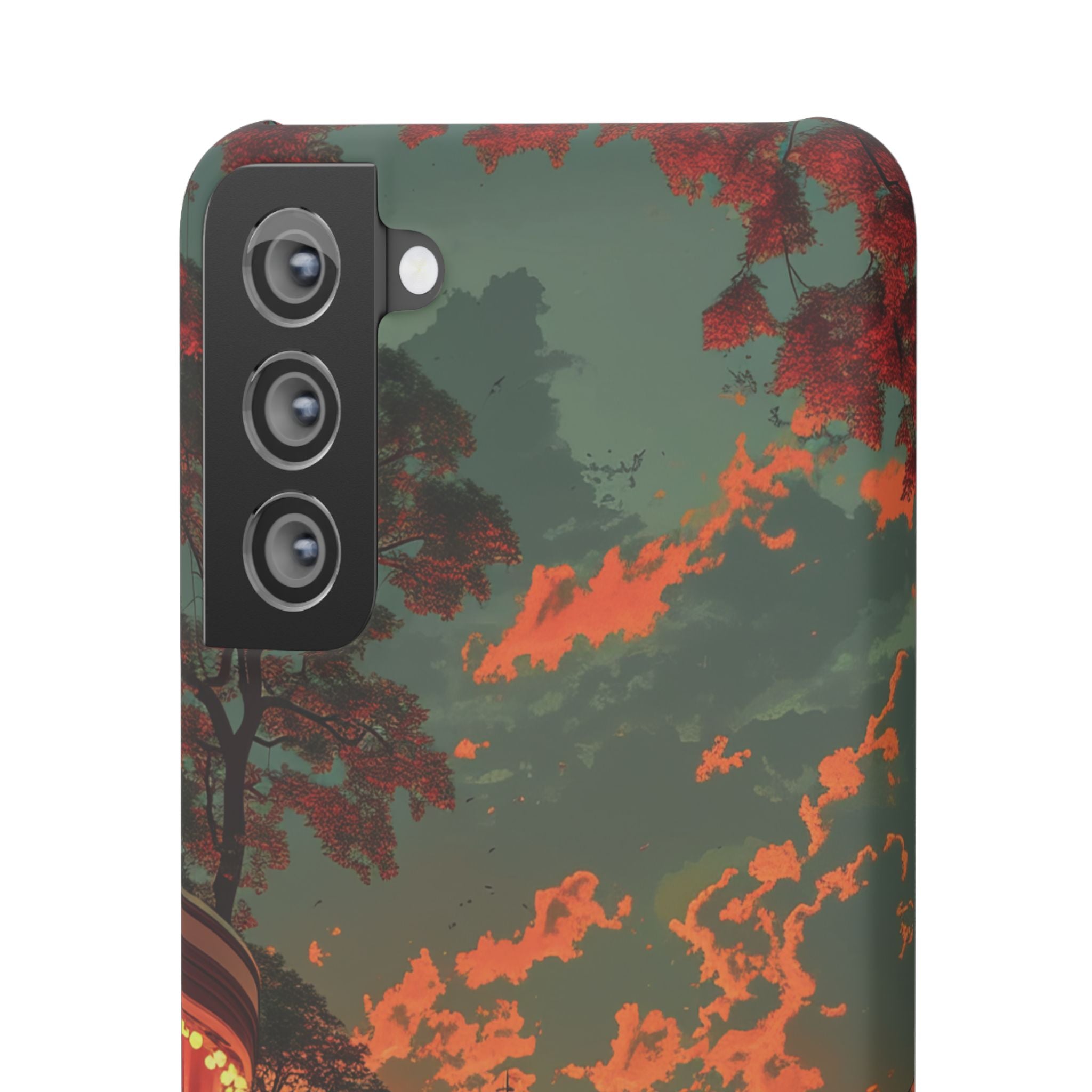 Mid-Century Nostalgia Streetscape Samsung S21 - Slim Phone Case