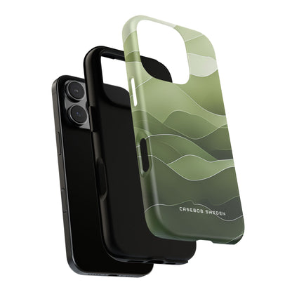 Gradient Emerald Drift iPhone 16 - Tough Phone Case