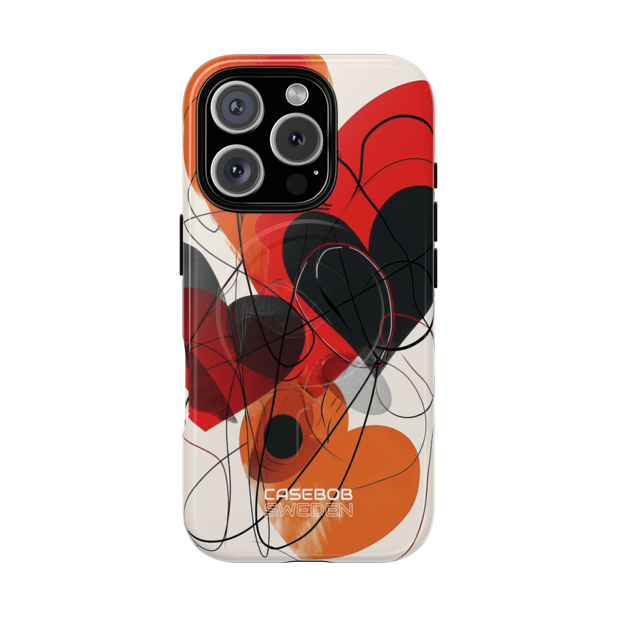 Crimson Motion Flow iPhone 16 - Tough+
