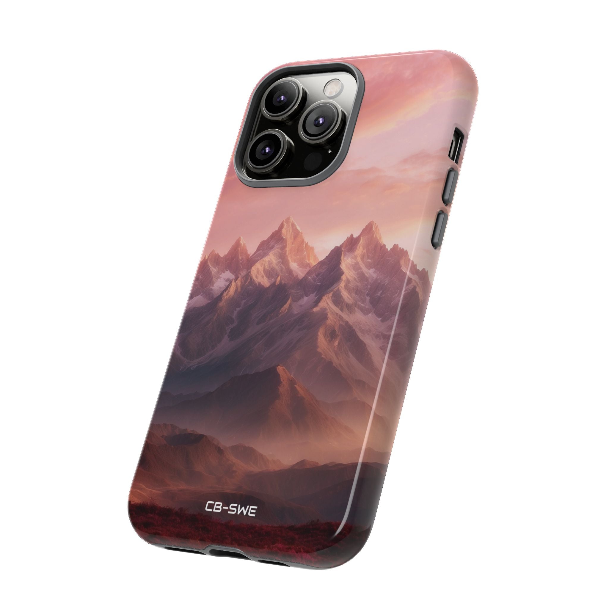 Vibrant Peaks Emerge - iPhone Case