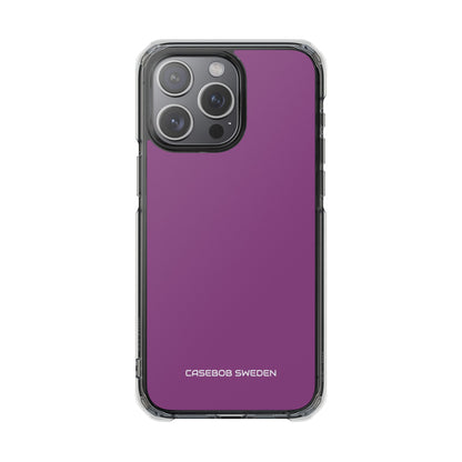 Plum Purple - Clear Impact iPhone 15 Phone Case