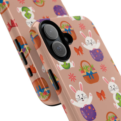 Bunnies Hold Eggs - iPhone Case