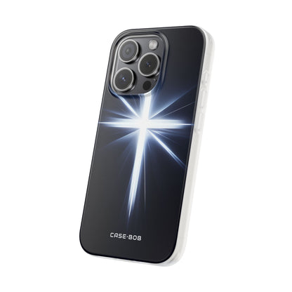 Glowing Crossburst iPhone 15 Pro Case - Soft