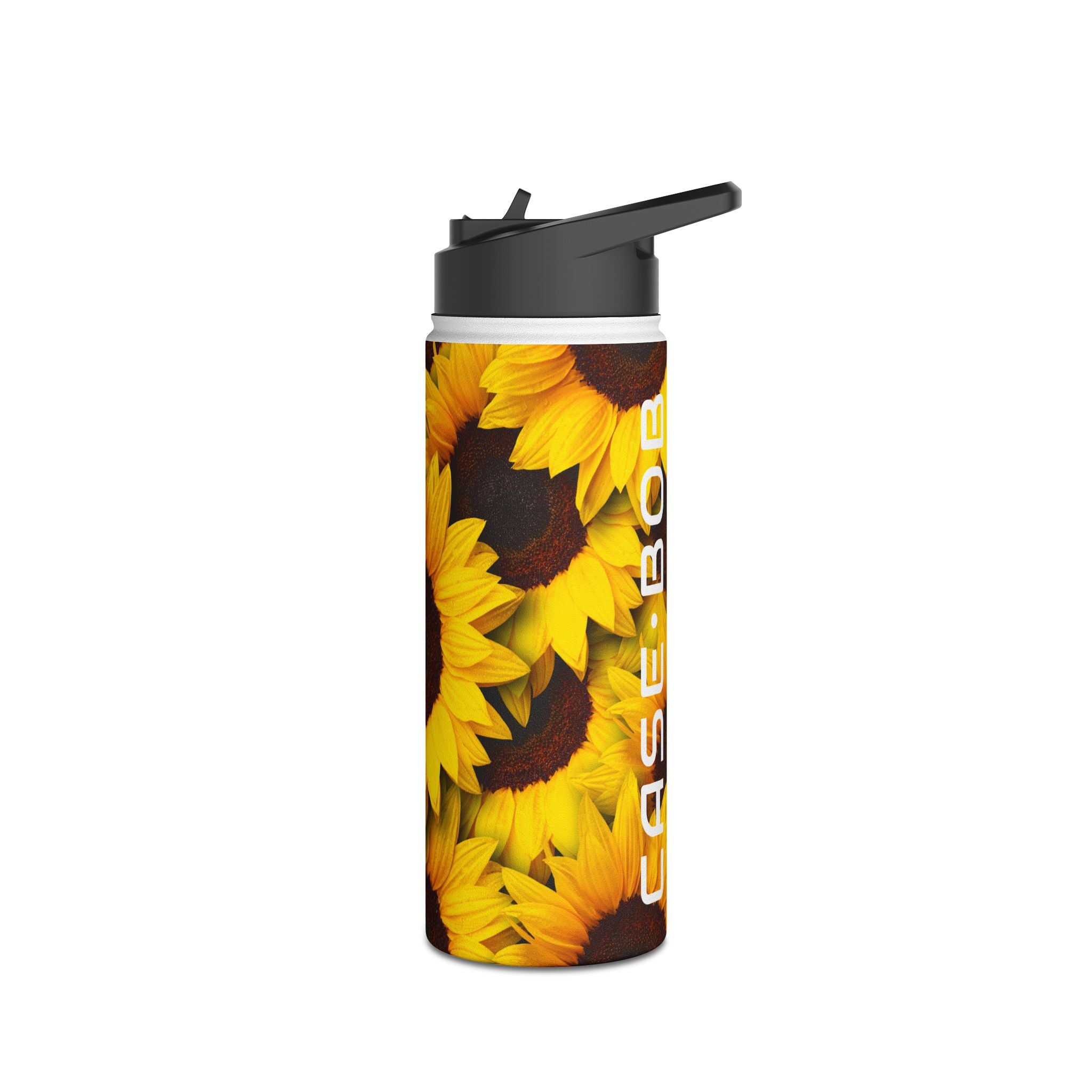 Sunflower Radiance - Stainless Steel Water Bottle