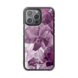 Radiant Orchid Design | Handyhülle für iPhone (Clear Impact Case – magnetisch) 