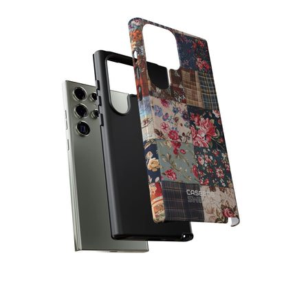 Trapunta patchwork floreale Samsung S23 - Tough