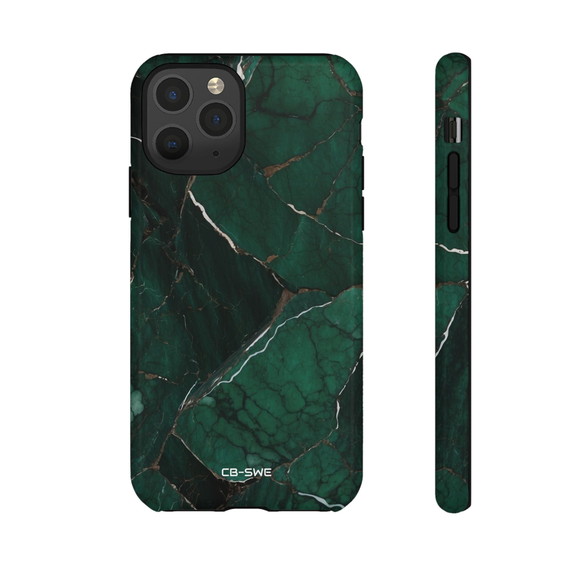 Emerald Veins Flow - iPhone Case