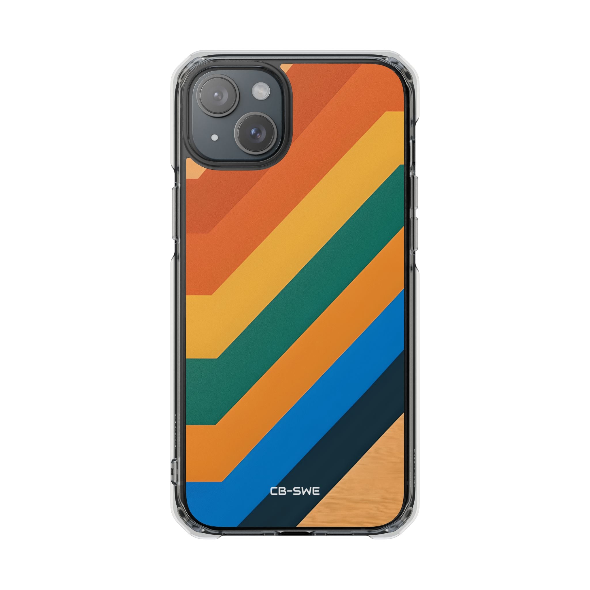 Vibrant Geometric Harmony iPhone Case - Impact