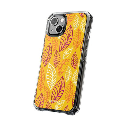 Vibrant Leaf Symphony iPhone Case - Impact