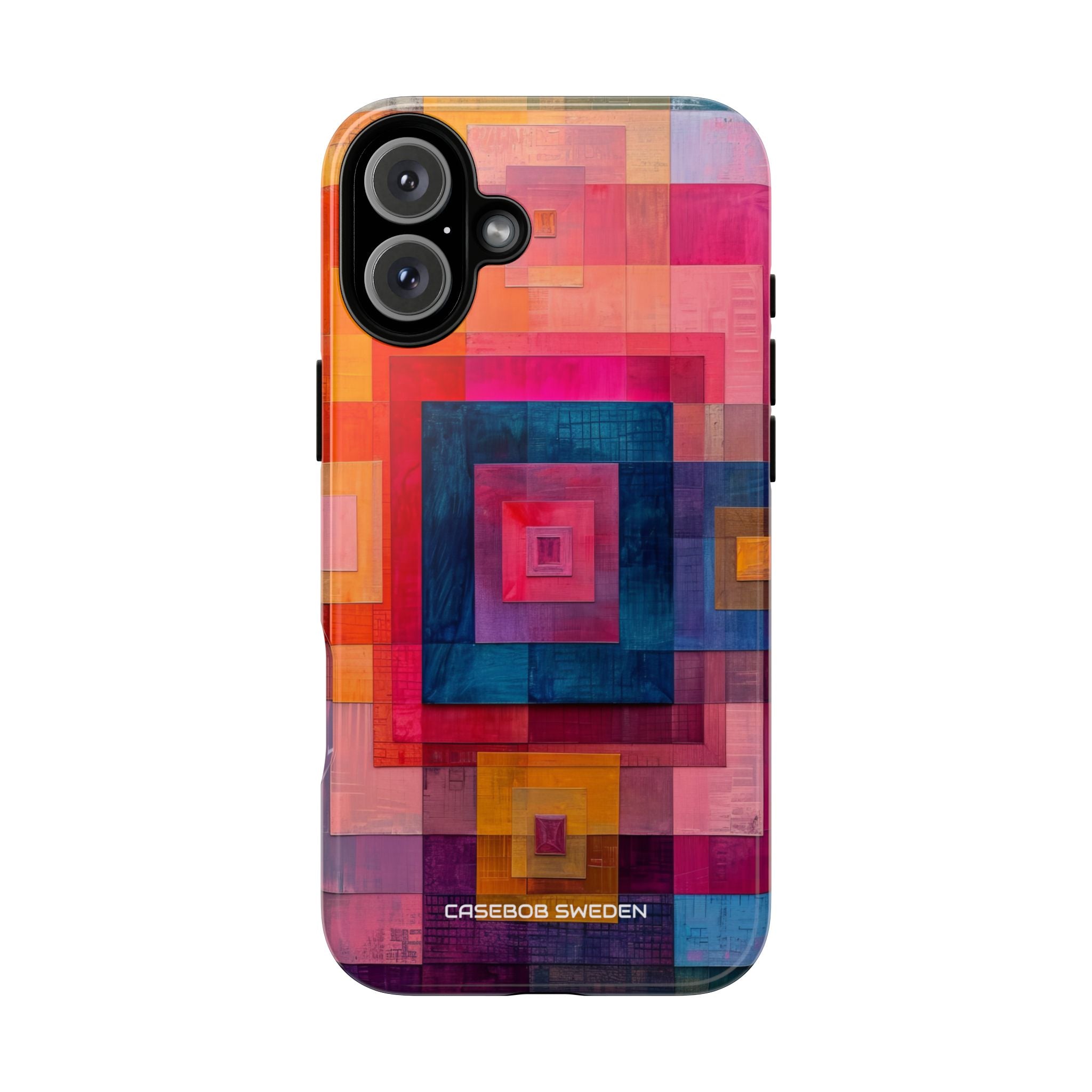 Vibrant Geometry - Tough iPhone 16 Phone Case