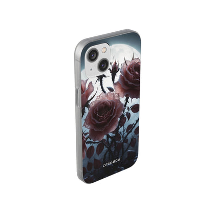 Luminous Rose Thorns iPhone 14 Case - Soft