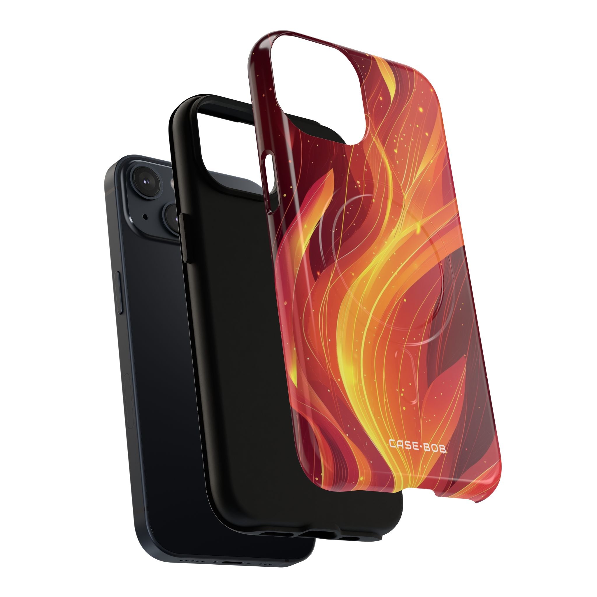 Flaming Flow iPhone 14 Case - Tough+