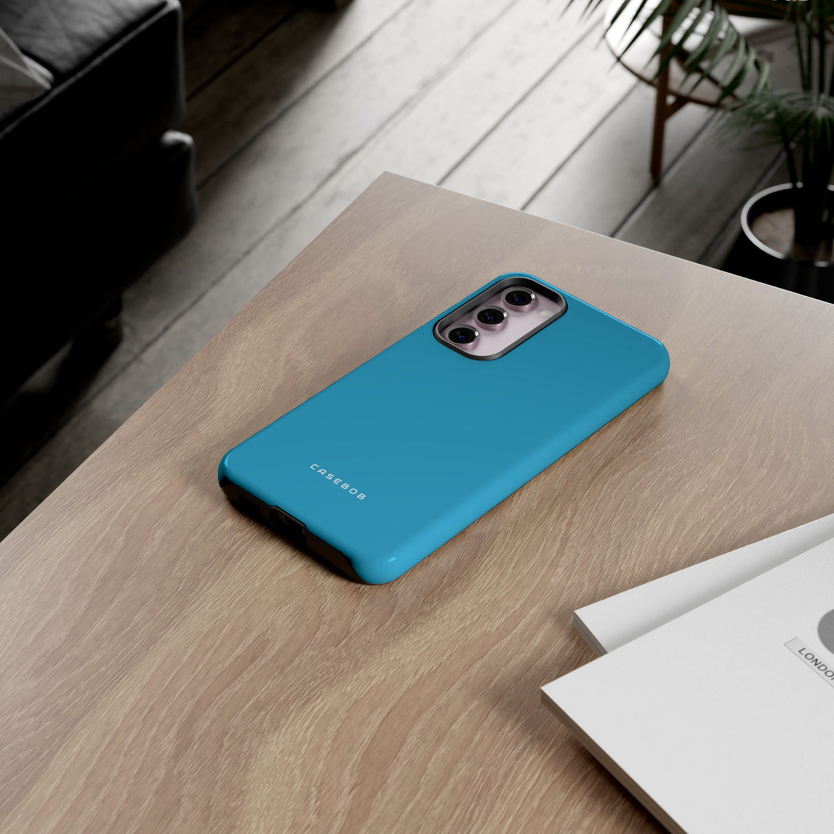 Bright Cerulean - Protective Phone Case