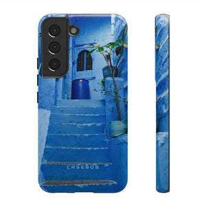 Blue City Morocco - Protective Phone Case