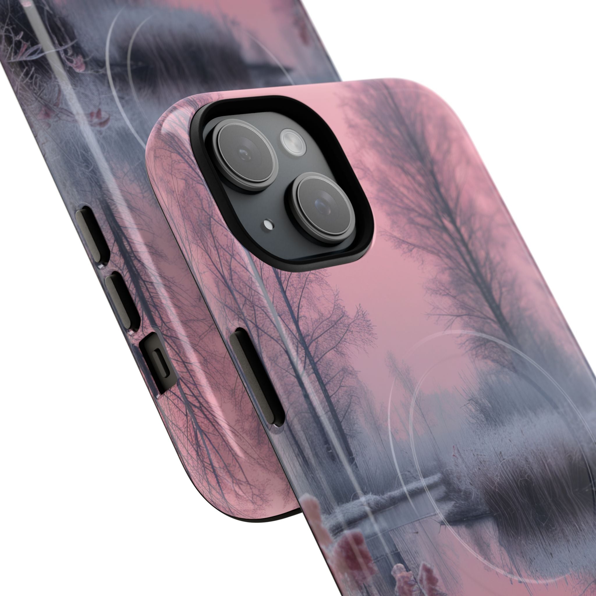 Pink Serenity Case - Tough + MagSafe® iPhone 15 Phone Case