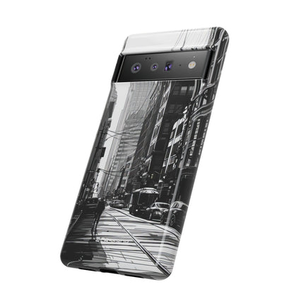 Noir Urban Serenity - Phone Case for Google Pixel