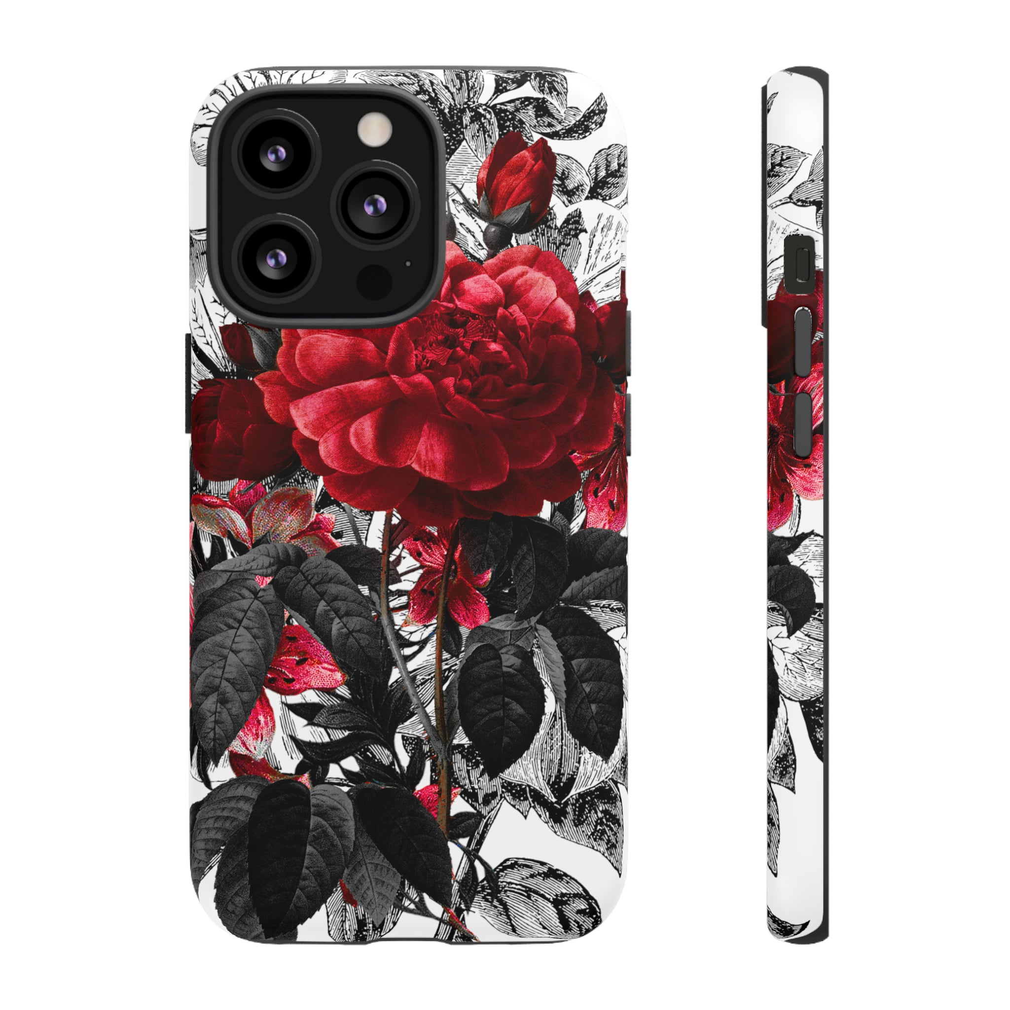 Grunicked Gothic Flower - Protective Phone Case