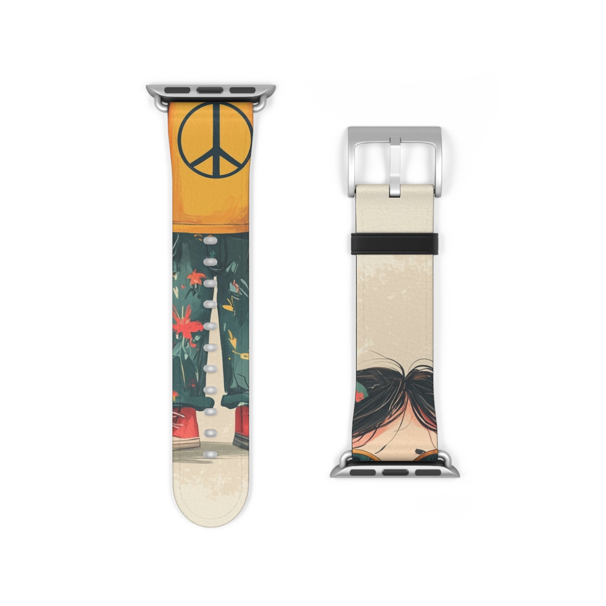 Peace Pigtails - Watch Band