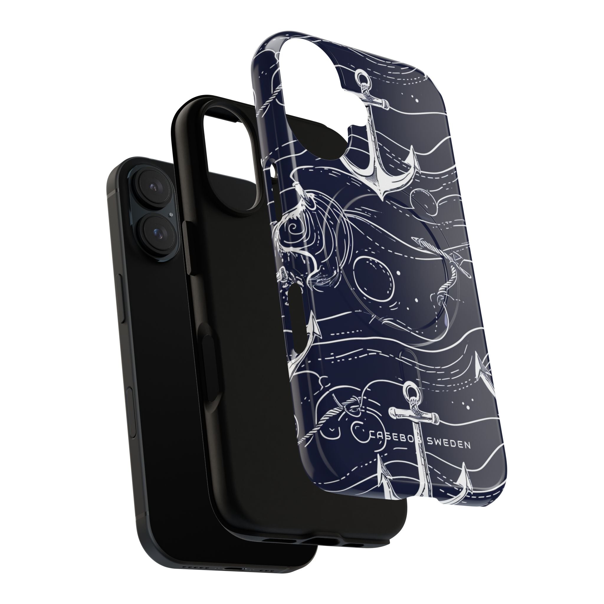 Gradient Anchorflow Waves iPhone 16 | Tough+ Phone Case