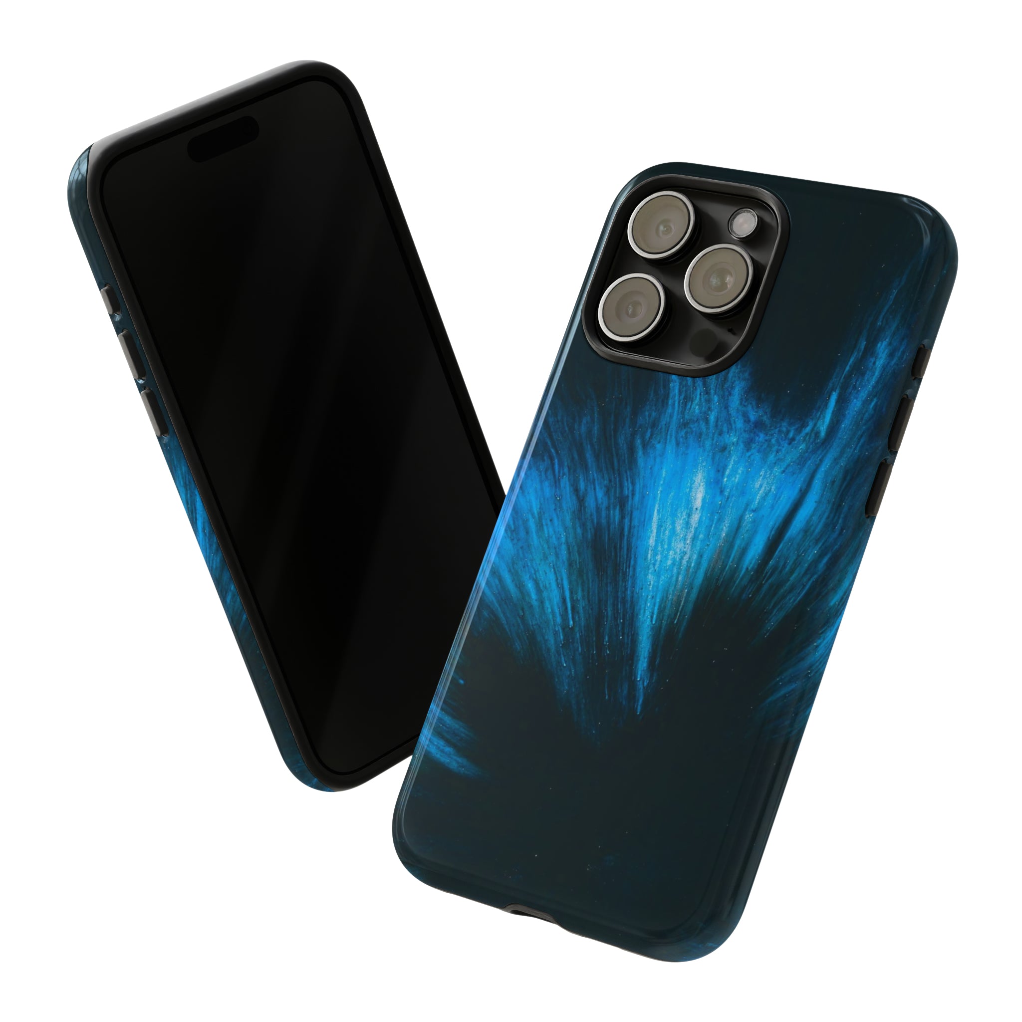 Midnight Shadow Ink Art - Protective Phone Case