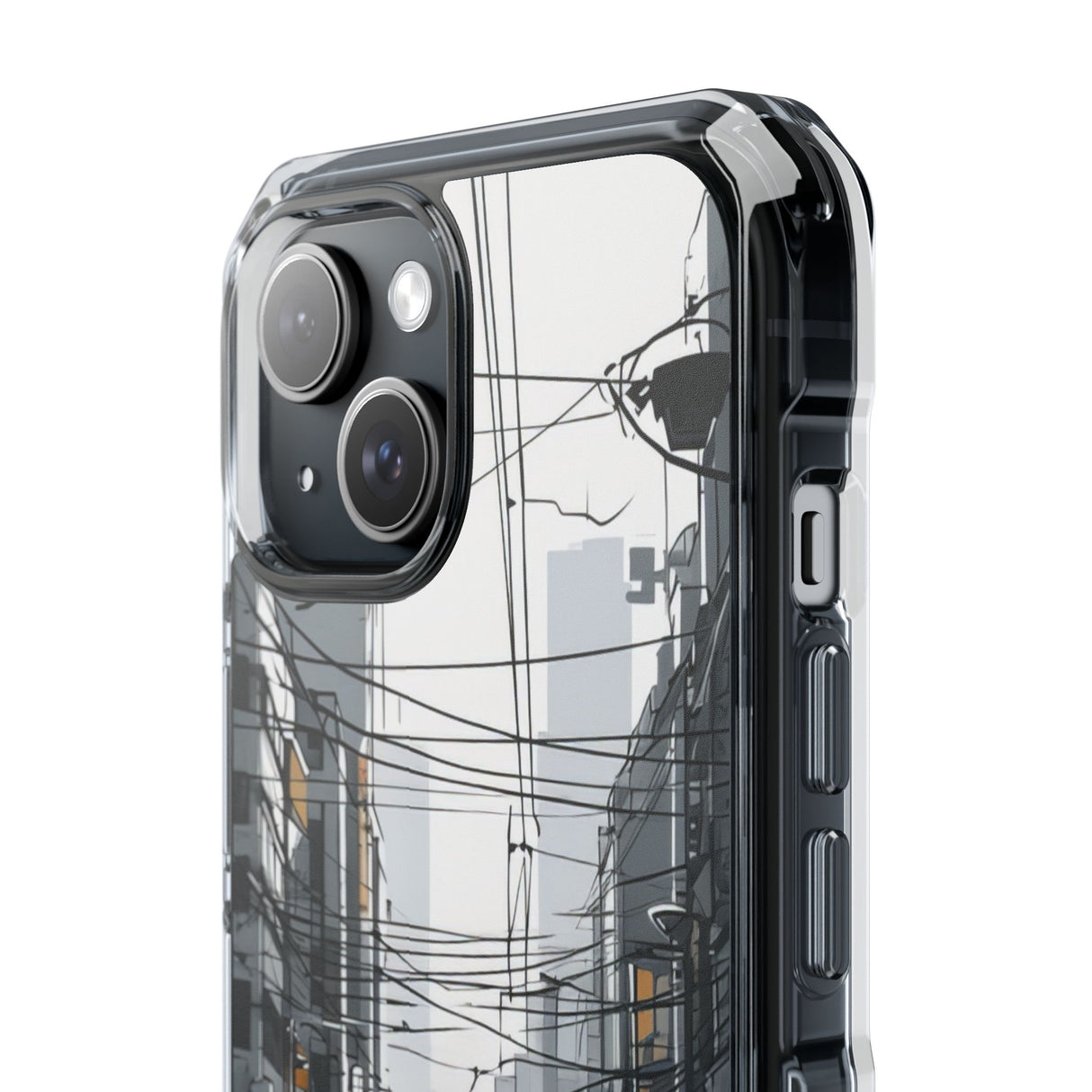 Urban Solitude - Phone Case for iPhone (Clear Impact - Magnetic)