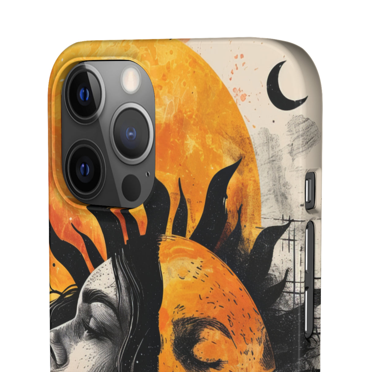 Sunlit Duality | Slim Phone Case for iPhone