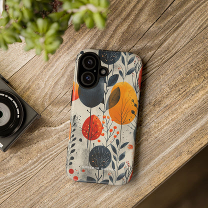 Vibrant Leaf Harmony iPhone 16 - Tough Phone Case