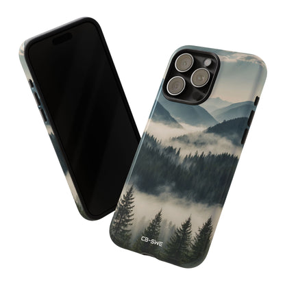 Misty Forest Embrace - iPhone Case