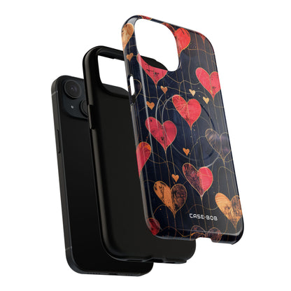 Golden Hearts Network iPhone 15 Case - Tough+
