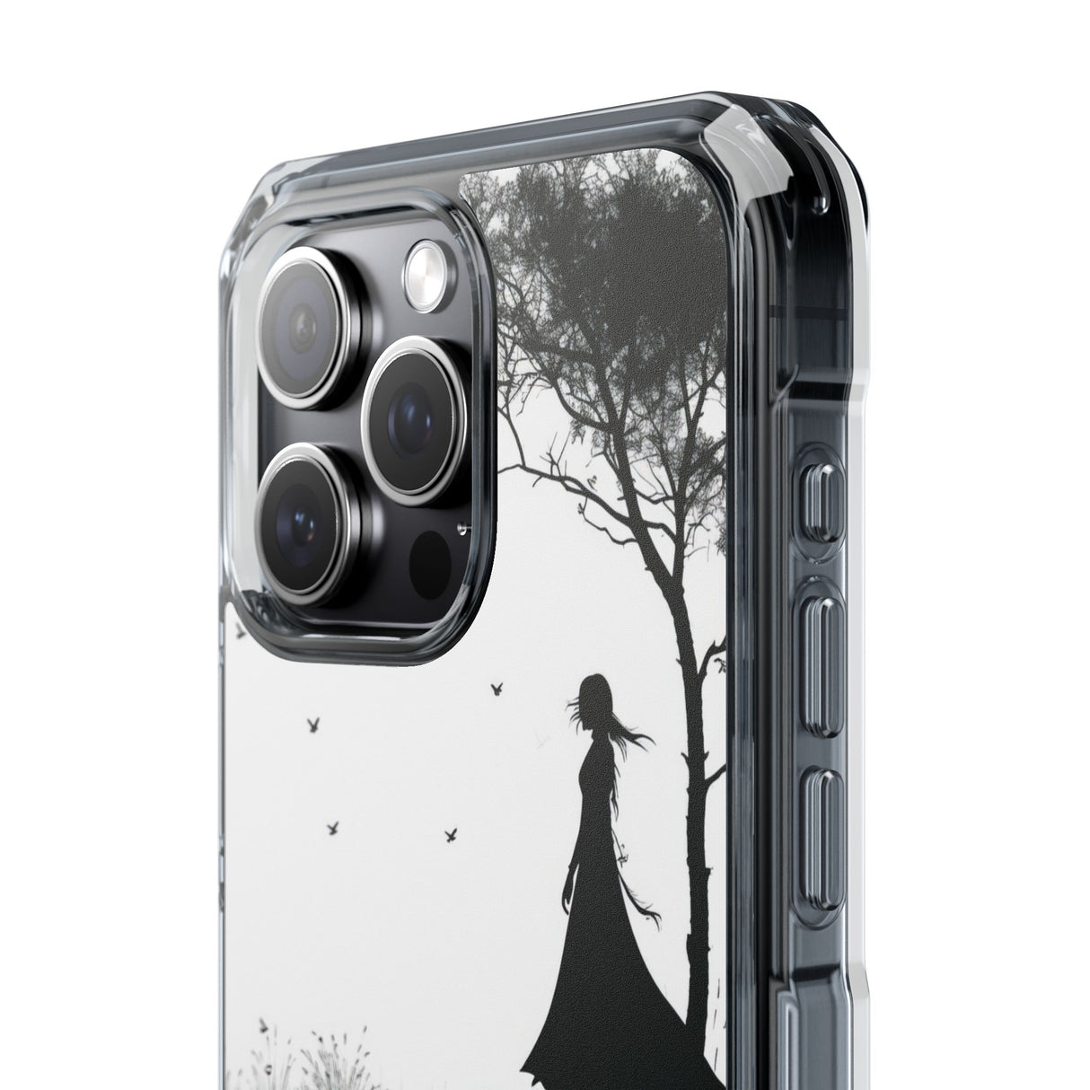 Solitary Serenity - Phone Case for iPhone (Clear Impact - Magnetic)