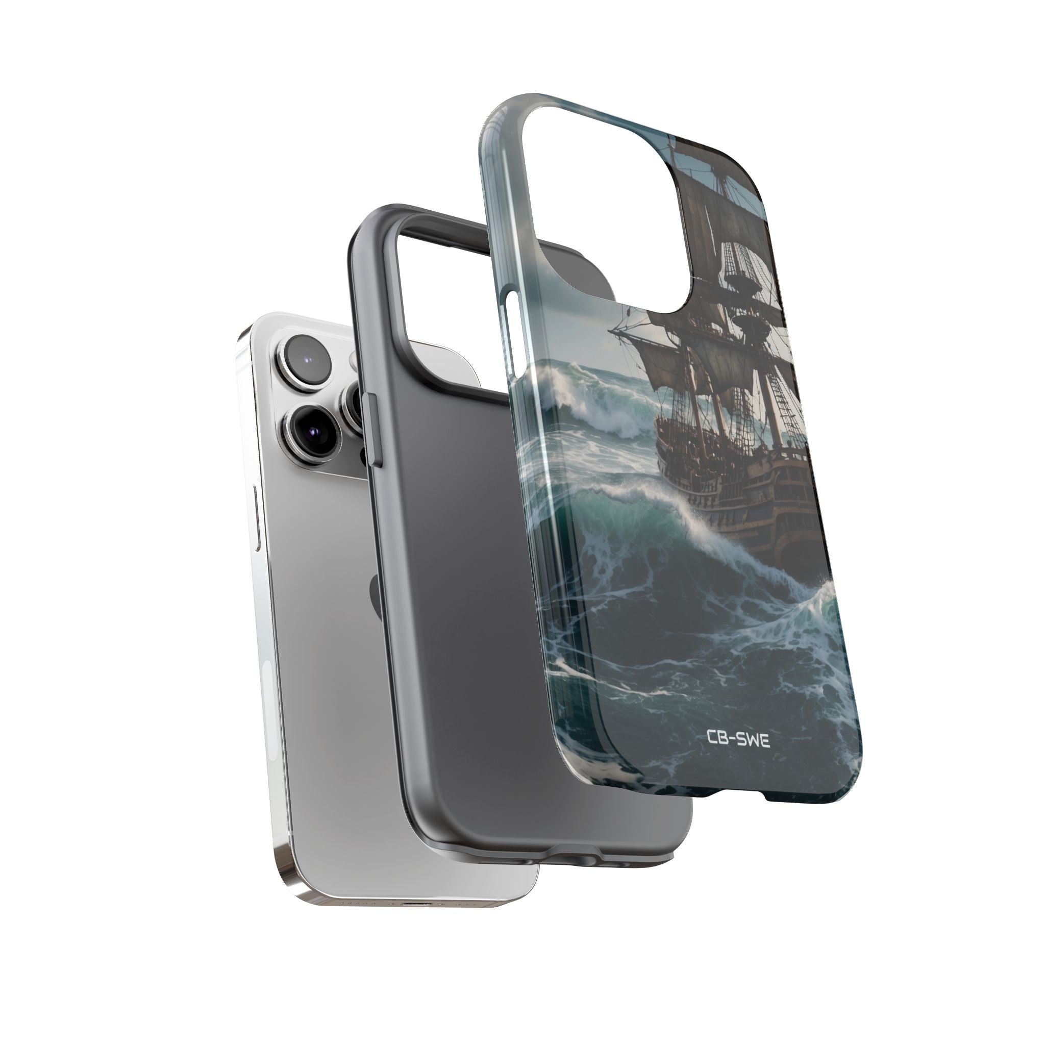 Ship Faces Waves - iPhone Case