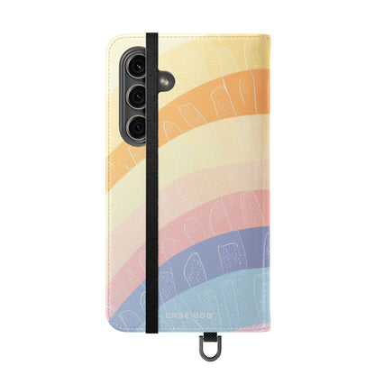 Pastel Rainbow Glow - Samsung S24 Case - Wallet