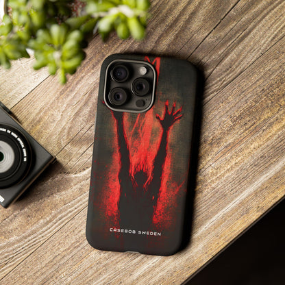 Gothic Crimson Ascension iPhone 15 - Tough Phone Case