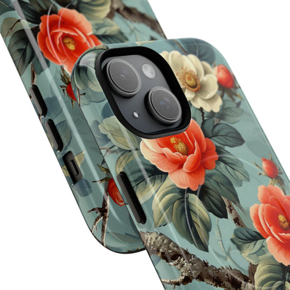 Vintage Floral Romance iPhone 15 | Tough+ Phone Case