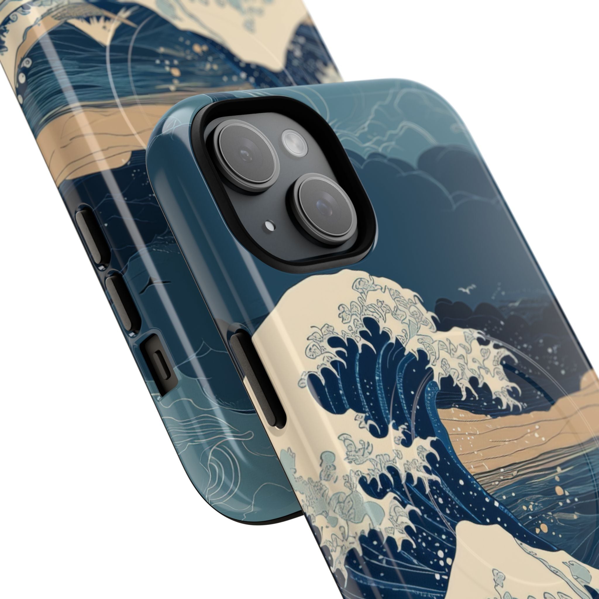 Cresting Blue Wave iPhone 15 Plus Case - Tough+