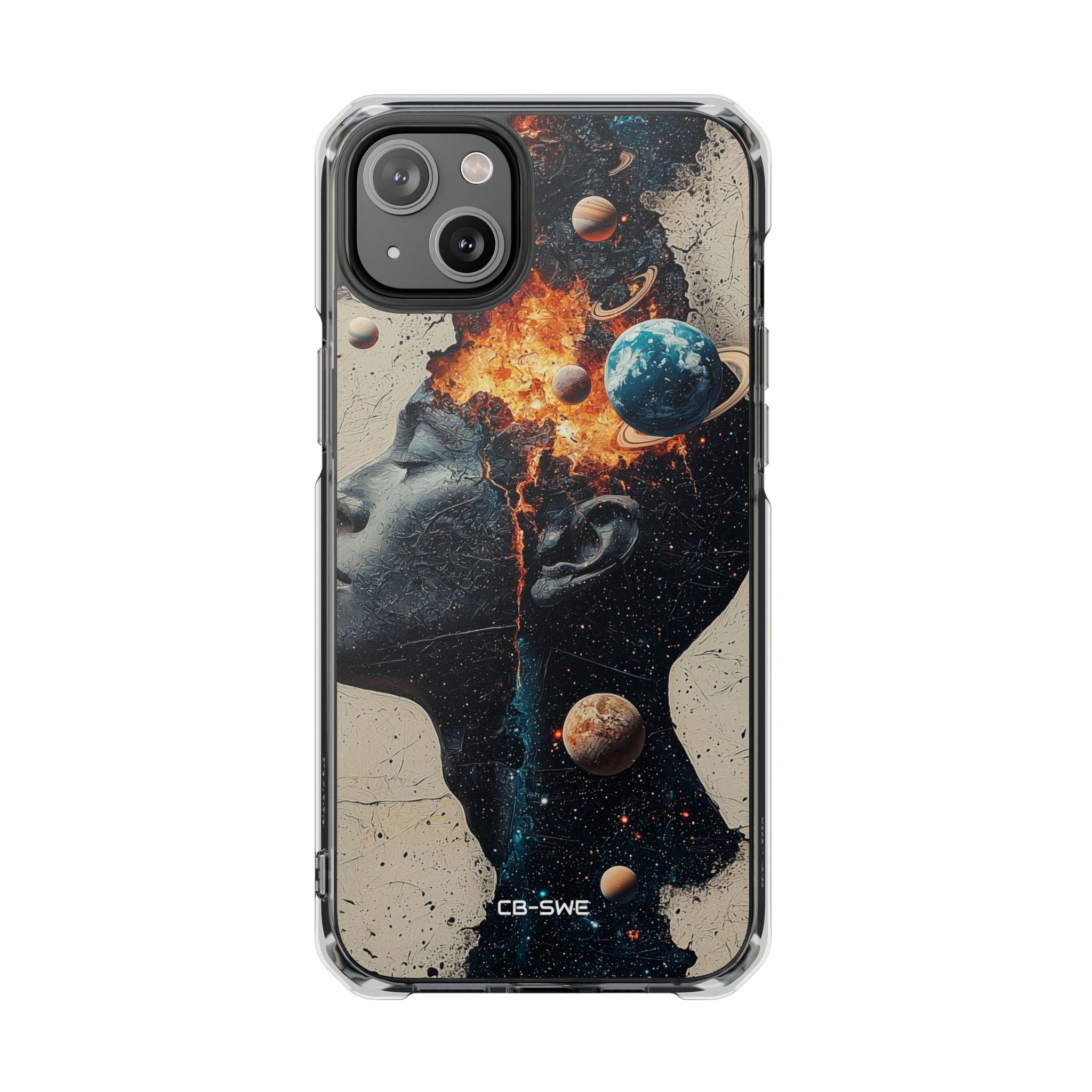 Cosmic Mind Erupts iPhone Case - Impact