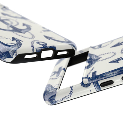 Navy Anchor Loop Google Pixel 8 Pro Case - Tough