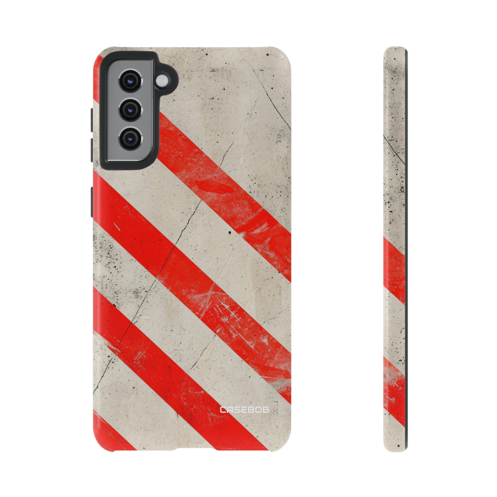 Crimson Line Minimalism - Protective Phone Case